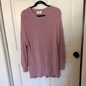 Old Navy Women's Knit Crewneck Sweater - Mauve Pink